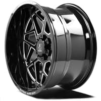 24x12 axe offroad nemesis gloss black double milled (* may require trimming) 8x6.5/165 -44mm