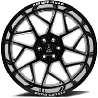 26x12 axe offroad nemesis gloss black double milled (* may require trimming) 8x6.5/165 -44mm