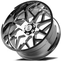 22x12 axe offroad nemesis chrome (* may require trimming) 6x135 6x5.5/139.7 -44mm