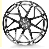 22x12 axe offroad nemesis chrome (* may require trimming) 8x6.5/165 -44mm