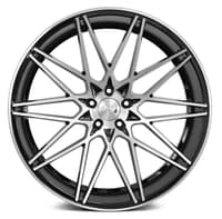 22x9 axe 1av zx4 gloss black machined face 5x4.5/114.3 35mm (custom)