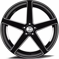 22x9 axe 1av zx9 gloss black milled accents 5x110 20mm (custom)