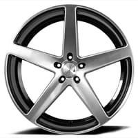 22x9 axe 1av zx9 gloss black polished face 5x4.5/114.3 35mm (custom)