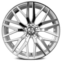 20x8.5 axe ex30 silver machined face 5x120 40mm (custom)