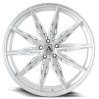 22x9 azad azff02 brushed silver (flow form) 5x4.5/114.3 35mm