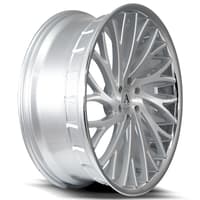 AZAD AZV01 Brushed Silver w/ Stainless Steel Chrome Lip