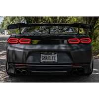 morimoto xb led tails: chevrolet camaro (16-18) (pair / facelift / smoked) lf404