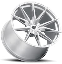 20x11 blaque diamond bd-f29 brushed silver (deep concave) (flow forged) (custom)