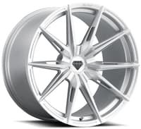 20x11 blaque diamond bd-f29 brushed silver (deep concave) (flow forged) (custom)