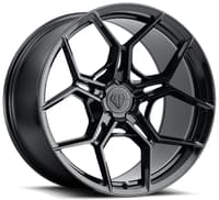 20x9 blaque diamond bd-f25 gloss black (flow forged) 5x120 35mm