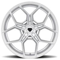 24x10 blaque diamond bd-f25 brushed silver (flow forged) (custom)