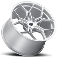 24x10.5 blaque diamond bd-f25 brushed silver (flow forged) 5x112 30mm