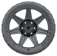 18x9 blaque diamond off-road bd-o102 matte textured black (flow forged) 5x5/127 5x5.5/139.7 -12mm