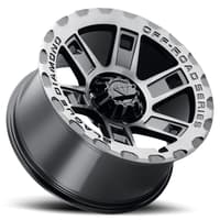 17x9 blaque diamond off-road bd-o801 gloss black machined & tinted (flow forged) 5x5/127 5x5.5/139.7 -12mm