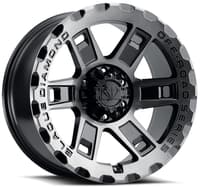 Blaque Diamond Off-Road BD-O801 Gloss Black Machined & Tinted