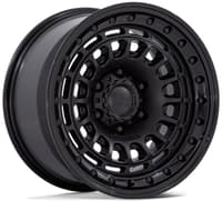 17x9 black rhino br014 sahara matte black w/ gloss black lip 6x5.5/139.7 -12mm
