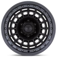 17x9 black rhino br014 sahara matte black w/ gunmetal lip 6x5.5/139.7 0mm