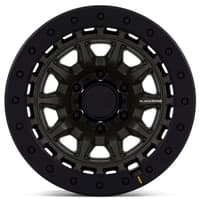 17x8.5 black rhino br016 tusk olive drab green 5x5/127 -10mm