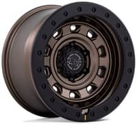 17x9 black rhino br023 rival burnt bronze w/ matte black lip 6x5.5/139.7 1mm
