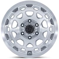 17x8.5 black rhino br026 congo gloss silver machined 5x5/127 0mm