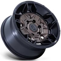 17x8.5 black rhino br028 guard burnt bronze w/ matte black lip 6x5.5/139.7 0mm