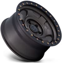 17x8.5 black rhino br029 trooper burnt bronze w/ matte black lip 6x5.5/139.7 -10mm