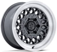 Black Rhino BR034 Graz Gloss Gunmetal w/ Machined Lip