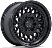 17x8.5 black rhino br034 graz matte black (flow formed) 6x135 25mm