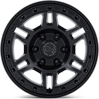 17x8 black rhino br039 vanguard matte black 6x4.5/114.3 32mm