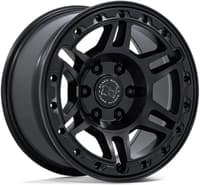 17x8.5 black rhino br039 vanguard matte black 6x5.5/139.7 0mm