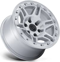 17x8.5 black rhino br039 vanguard gloss silver machined 6x135 25mm