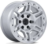 17x8 black rhino br039 vanguard gloss silver machined 6x4.5/114.3 32mm