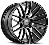 (huge savings) 20x10 savini black di forza bm13 gloss black w/ double dark tint face (concave) (custom)