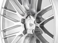 20x8.5 savini black di forza bm13 brushed silver (custom)