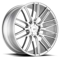 20x8.5 savini black di forza bm13 brushed silver (custom)