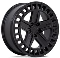 18x8.5 black rhino alston matte black 5x120 25mm