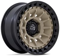 18x9 black rhino barrage desert sand on matte black 6x135 0mm