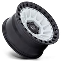 17x8.5 black rhino barrage gloss white on matte black 5x5/127 -10mm