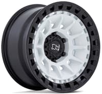 18x9 black rhino barrage gloss white on matte black 6x5.5/139.7 0mm
