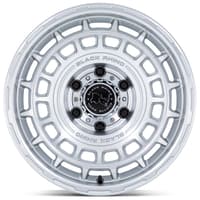 17x8.5 black rhino br024 awol silver machined 5x5/127 10mm