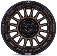 17x8.5 black rhino br025 rival burnt bronze w/ matte black lip 6x5.5/139.7 10mm