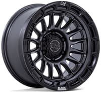 17x9 black rhino br025 rival matte gunmetal w/ matte black lip 5x5/127 -12mm