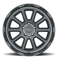 (clearance - no returns) 18x9 black rhino chase brushed gunmetal (rotary forged) 6x5.5/139.7 12mm