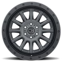17x8.5 black rhino dugger gun black 5x5/127 -18mm