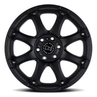 18x9 black rhino glamis matte black 8x6.5/165 12mm