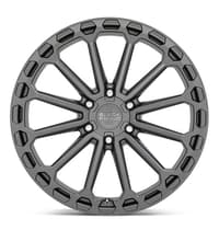 (clearance - no returns) 20x9.5 black rhino kaizen matte gunmetal (rotary forged) 6x5.5/139.7 -18mm
