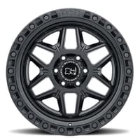 17x9 black rhino kelso matte black w/ black bolts 5x4.5/114.3 -18mm