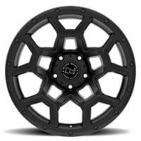 (clearance - no returns) 20x9.5 black rhino overland matte black 6x5.5/139.7 -18mm