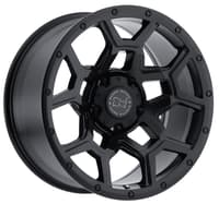 (clearance - no returns) 20x9.5 black rhino overland matte black 6x5.5/139.7 -18mm