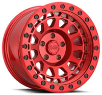 17x9 black rhino primm candy red w/ black bolts 6x5.5/139.7 -12mm